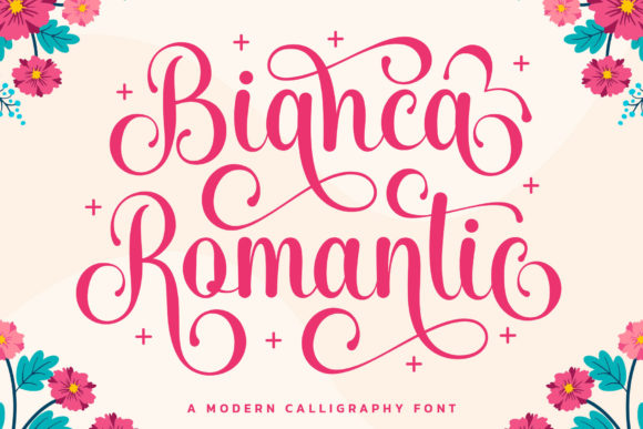 Bianca Romantic Font: Elegant Script for Creative Design