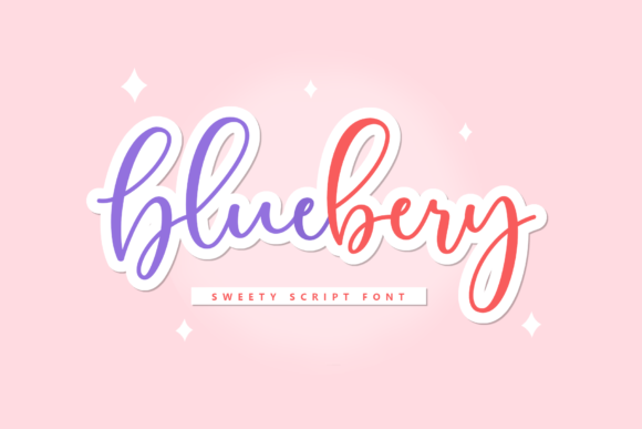 Bluebery Font: Sweet Script for Creative Designs