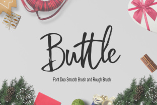 Buttle Font Duo: A Handwritten Brush Script for Creative Projects