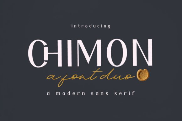 Chimon Font Duo: Bold Handcrafted Typography for Modern Designs