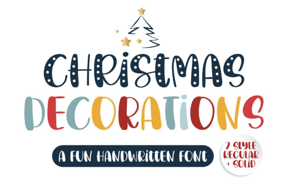 Christmas Decorations Font: Adorable Handwritten Style for Your Designs