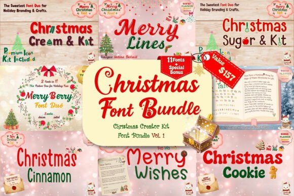 Christmas Font Bundle: Your Ultimate Holiday Design Toolkit