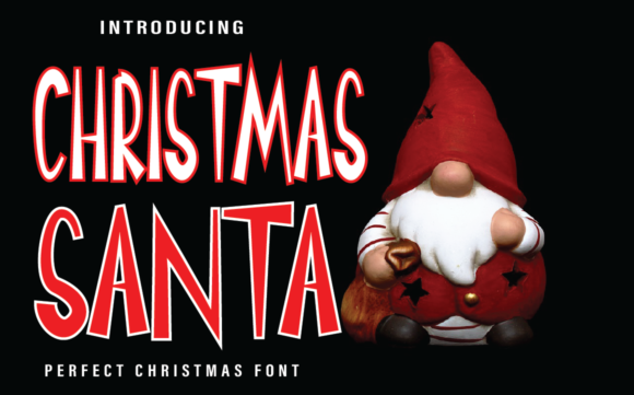 Christmas Santa Font: Add Joyful Holiday Cheer to Your Designs