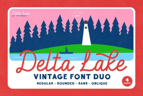 Delta Lake Font: Elegant Brush Script for Modern Design