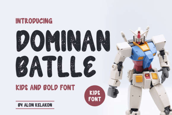 Dominan Battle: The Friendly Display Typeface for Creative Projects