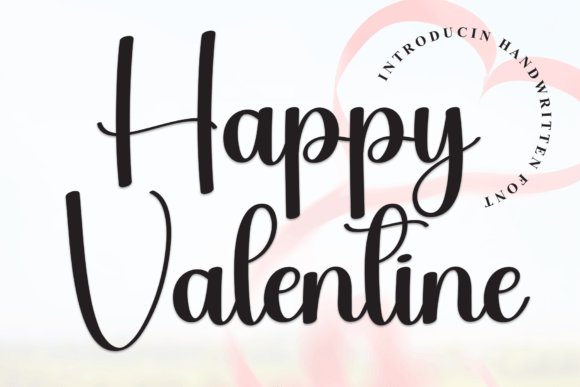 Happy Valentine Font: A Touch of Elegance for Your Designs