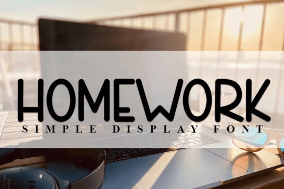 Homework Font: A Modern Handwritten Typeface for Creative Projects