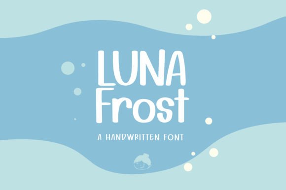 Luna Frost Font: A Sweet, Friendly Handwritten Typeface for Creative Designs