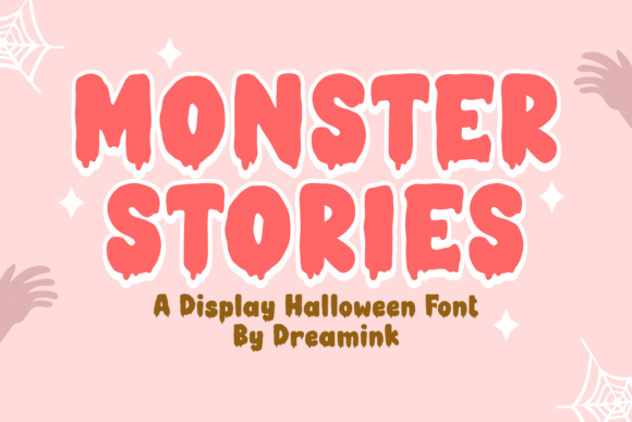 Monster Stories Font: A Playfully Spooky Display Typeface