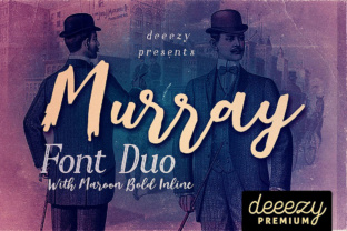 Murray Script Font Duo: A Cool Retro Style for Your Designs