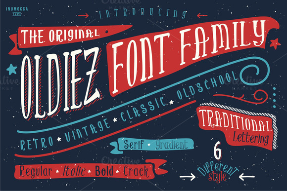 Oldiez Font Family: A Retro Touch for Modern Designs