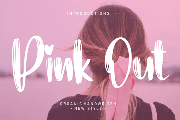 Pink Out Font: A Handwritten Touch for Creative Projects