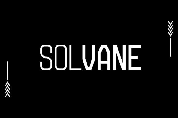 Solvane Font: Modern Geometric Sans-Serif for Futuristic Design