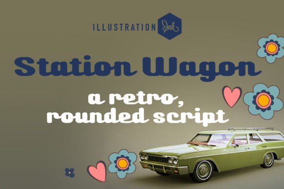 Station Wagon Font: A Retro Script Typeface for Modern Design