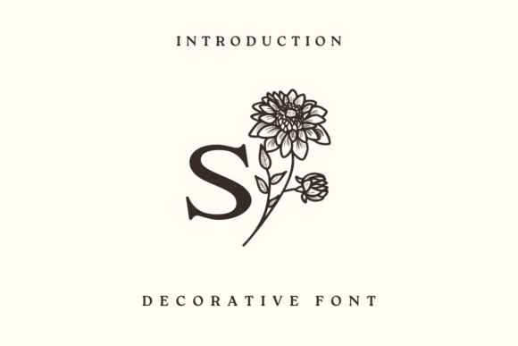 Sunflower Font: Elegant Serif Meets Botanical Charm