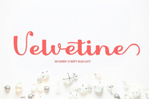 Velvetine Font: Elegant Calligraphy for Modern Designs