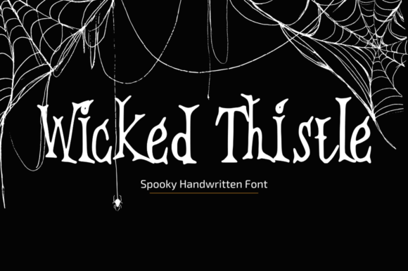 Wicked Thistle Font: A Spooky Typeface for Halloween